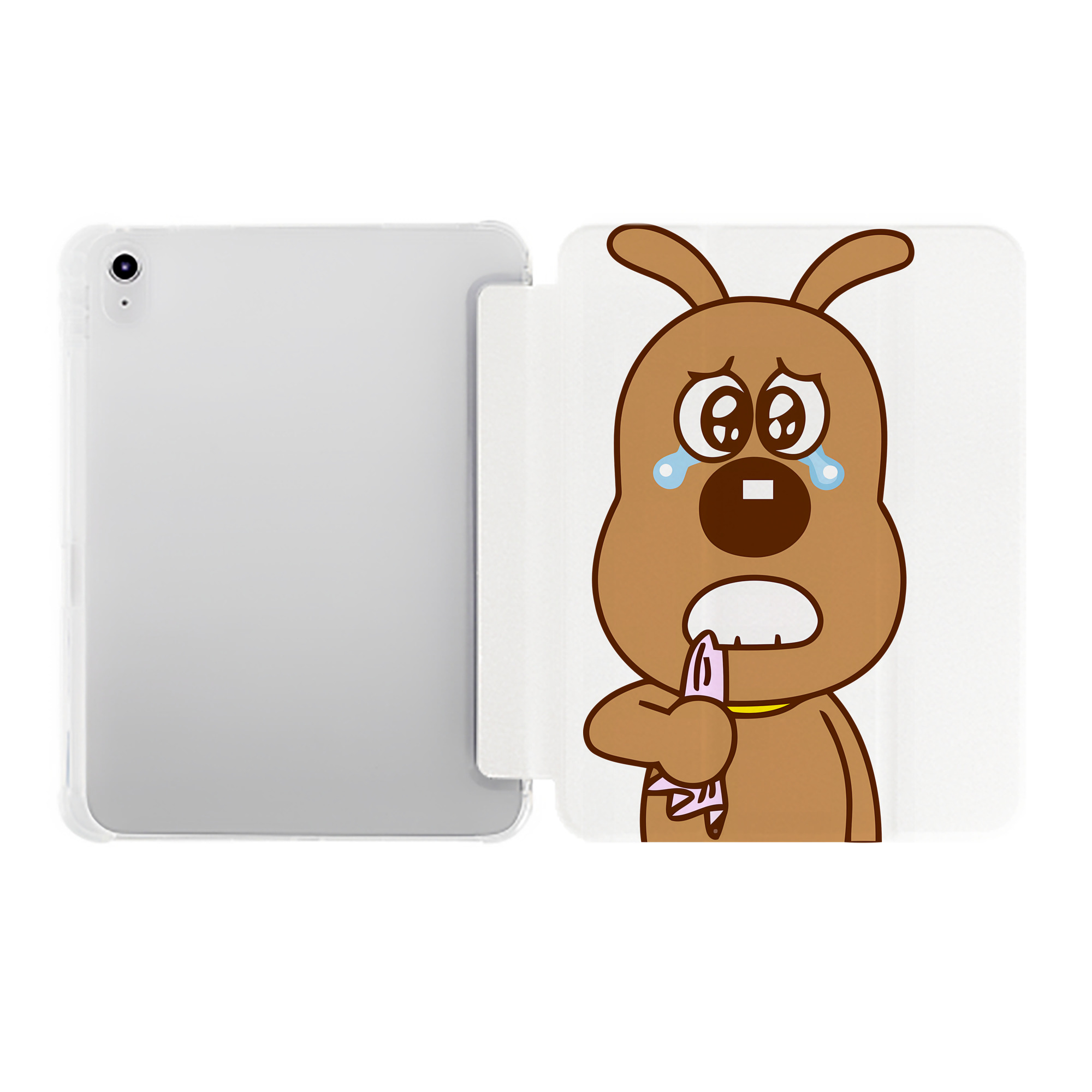 （画像用） アンパンマン Anpanman IPad ケース ペン収納付き 三つ折りスタンド PUレザー×シリコン 対応機種9.5/10.5/10.9インチ